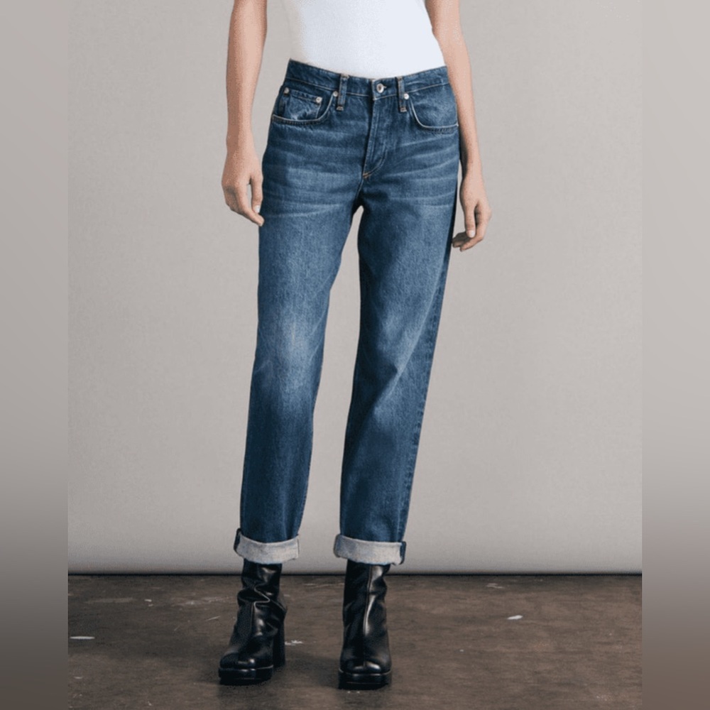 rag & bone Blue Boyfriend Jeans